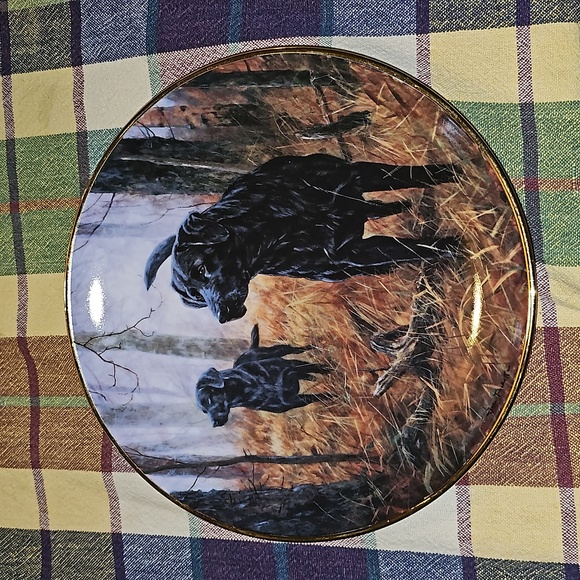 Royal Doulton Labrador Franklin Mint Heriloom Collectors plate REDUCED 1/22/25 - Picture 3 of 5
